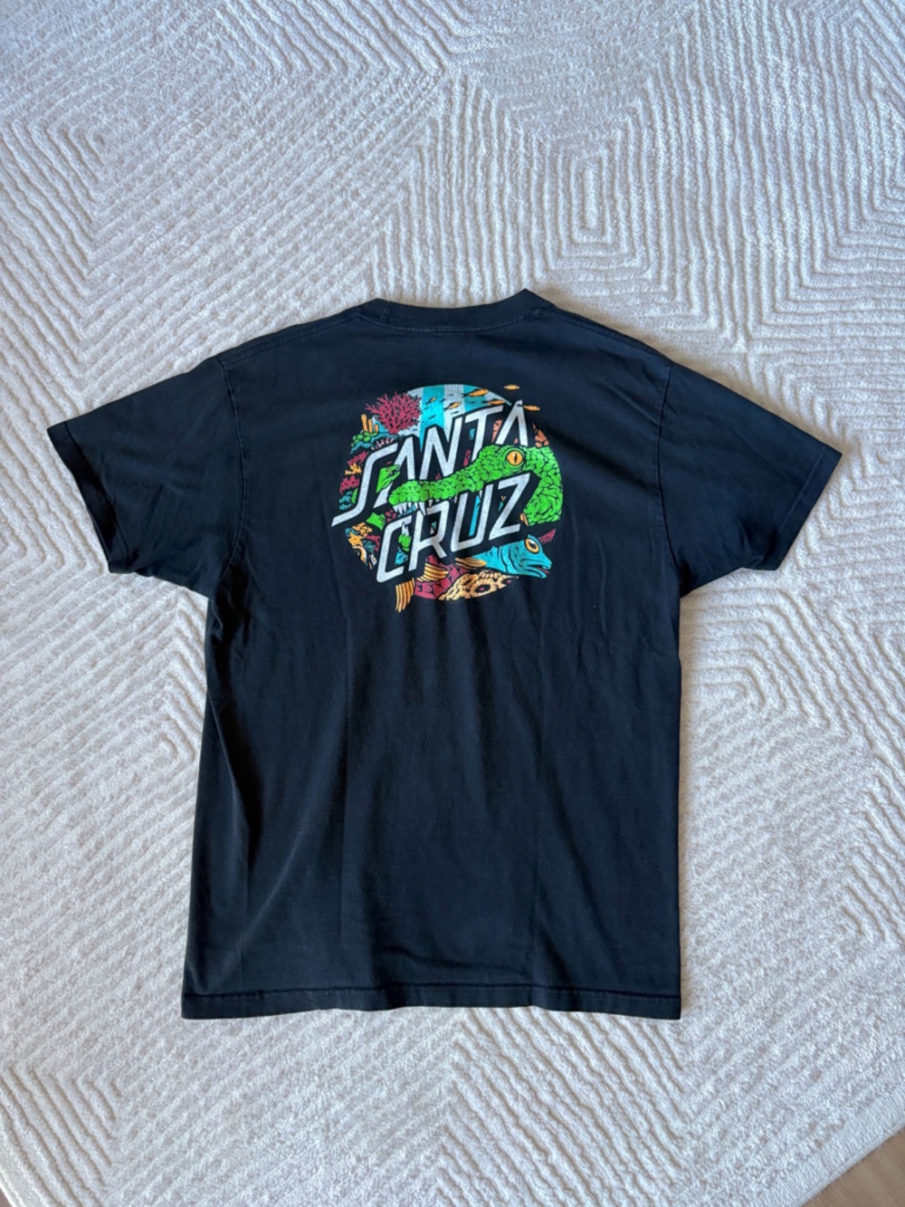 Santa Cruz Black Graphic Tee